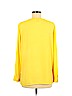 CATHERINE Catherine Malandrino 100% Polyester Yellow Long Sleeve Blouse Size M - photo 2