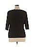 Roz & Ali Black Short Sleeve Top Size 2X - photo 2