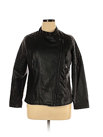 Sabrina Lauren Faux Leather Jacket (view 1)