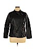 Sabrina Lauren 100% Polyurethane Black Faux Leather Jacket Size 1X - photo 1