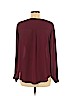Forever 21 100% Polyester Burgundy Long Sleeve Blouse Size L - photo 2