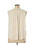 Ann Taylor LOFT 100% Rayon Ivory Sleeveless Blouse Size XL - photo 2