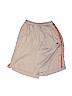 New Balance 100% Polyester Stripes Silver Athletic Shorts Size M (kids) - photo 1