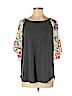 Bibi Gray 3/4 Sleeve Top Size M - photo 1