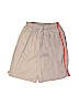 New Balance 100% Polyester Stripes Silver Athletic Shorts Size M (kids) - photo 2