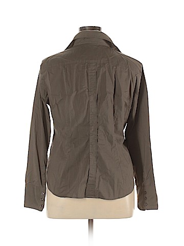 New York & Company Long Sleeve Button-Down Shirt (view 2)