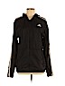 Adidas 100% Polyester Black Track Jacket Size M - photo 1