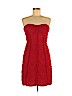 Sue Wong 100% Polyester Red Cocktail Dress Size 6 - photo 1