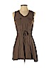 Elodie 100% Rayon Tan Casual Dress Size S - photo 1