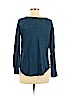 Madewell 100% Linen Blue Long Sleeve Top Size M - photo 2