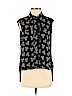 Diane von Furstenberg Black Sleeveless Silk Top Size 4 - photo 1