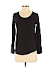 Ann Taylor LOFT 100% Cotton Black Long Sleeve T-Shirt Size S - photo 1