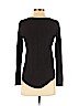 Ann Taylor LOFT 100% Cotton Black Long Sleeve T-Shirt Size S - photo 2