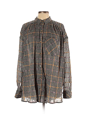 Free People Long Sleeve Button-Down Shirt (view 1)