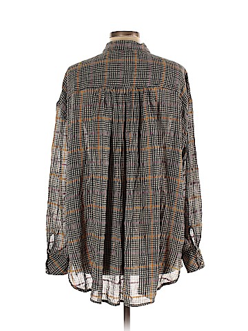 Free People Long Sleeve Button-Down Shirt (view 2)