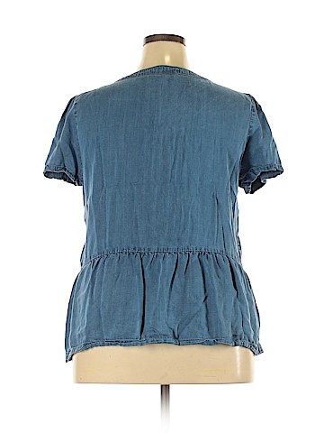 Ann Taylor LOFT Short Sleeve Blouse (view 2)