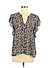 Gap Blue Short Sleeve Blouse Size M - photo 1