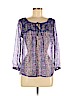 American Eagle Outfitters Purple 3/4 Sleeve Blouse Size M - photo 1