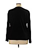 Kathie Lee Black Long Sleeve Top Size XL - photo 2