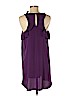 Ann Taylor LOFT 100% Polyester Purple Casual Dress Size M (petite) - photo 2