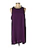 Ann Taylor LOFT 100% Polyester Purple Casual Dress Size M (petite) - photo 1
