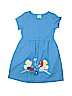 Hanna Andersson 100% Cotton Blue Dress Size 6 - 7 - photo 1