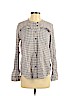 Gap 100% Cotton Gray Long Sleeve Button-Down Shirt Size M - photo 1