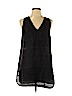 Vince. Black Sleeveless Blouse Size L - photo 1