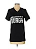 Canvas 100% Cotton Black Short Sleeve T-Shirt Size S - photo 1