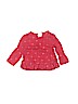 Baby Gap 100% Cotton Red Long Sleeve Blouse Size 18-24 mo - photo 1
