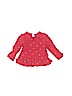 Baby Gap 100% Cotton Red Long Sleeve Blouse Size 18-24 mo - photo 2