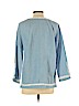 Point Sur Blue Long Sleeve Blouse Size S - photo 2