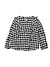 Old Navy 100% Cotton Checkered-gingham Black Long Sleeve Blouse Size 14 - photo 2