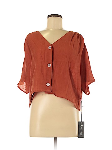 J for Justify Short Sleeve Blouse (view 1)