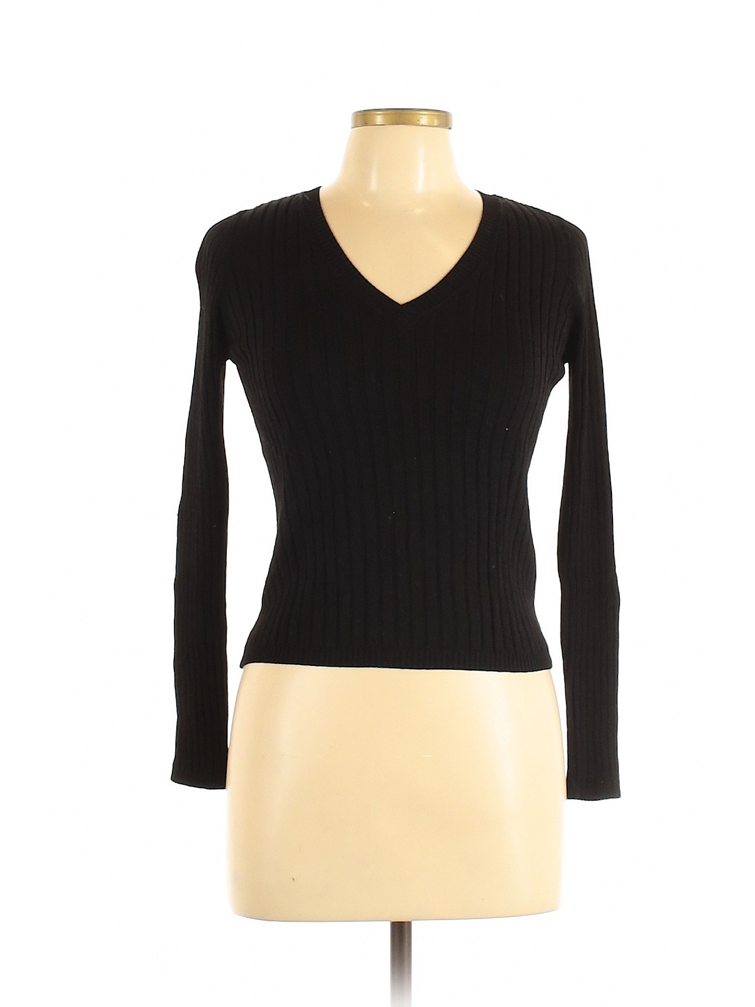 Zara Women Black Long Sleeve Top L | eBay