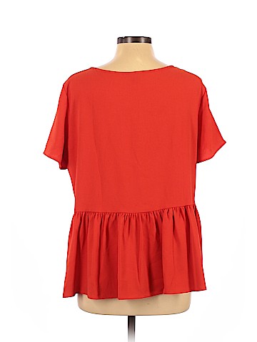 Ann Taylor LOFT Short Sleeve Blouse (view 2)