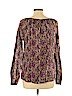Lucky Brand 100% Cotton Purple Long Sleeve Blouse Size L - photo 2