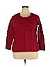 Coldwater Creek Red Pullover Sweater Size 1X - photo 1