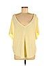 Free People Yellow Short Sleeve Top Size M - photo 1