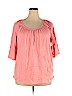 MICHAEL Michael Kors Pink Short Sleeve Top Size 2X - photo 1