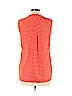 Violet & Claire 100% Polyester Orange Sleeveless Blouse Size M - photo 2