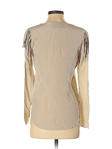 Rory Beca Long Sleeve Silk Top (view 2)