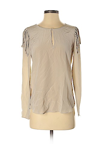 Rory Beca Long Sleeve Silk Top (view 1)