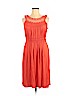 DressBarn Orange Casual Dress Size XL - photo 1