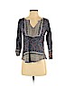 Lucky Brand Blue Long Sleeve Top Size S - photo 1