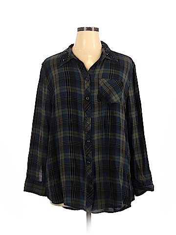 Terra & Sky Long Sleeve Blouse (view 1)