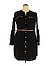 Calvin Klein 100% Polyester Black Casual Dress Size 14 - photo 1