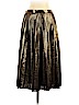 Ann Taylor 100% Polyester Gold Casual Skirt Size 4 - photo 1