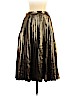 Ann Taylor 100% Polyester Gold Casual Skirt Size 4 - photo 2