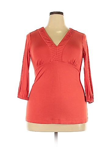 Banana Republic Factory Store 3/4 Sleeve Top (view 1)